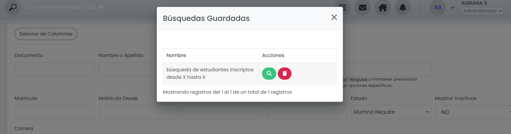 Guardar una búsqueda