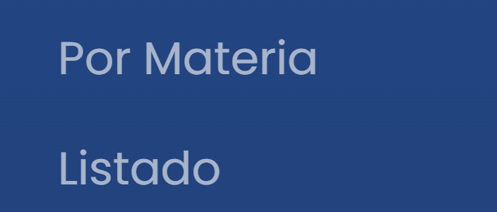 ¿Cómo gestionar evaluaciones por materia?