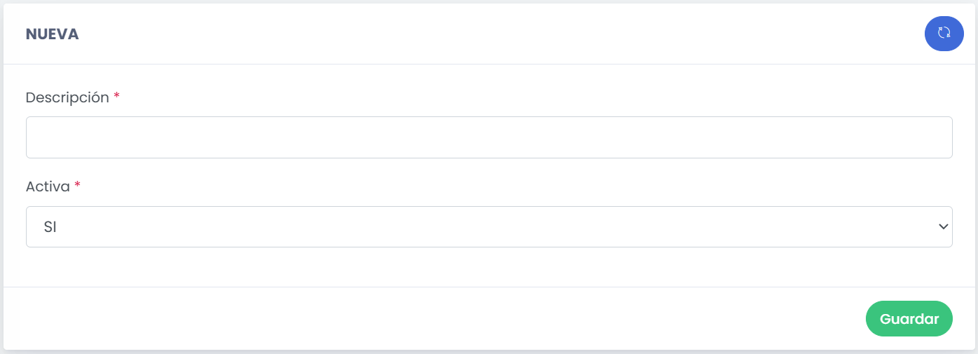 Creá una nueva categoría