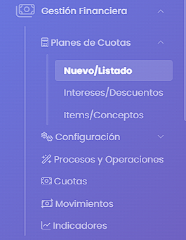 Ingresá al listado de planes de cuotas